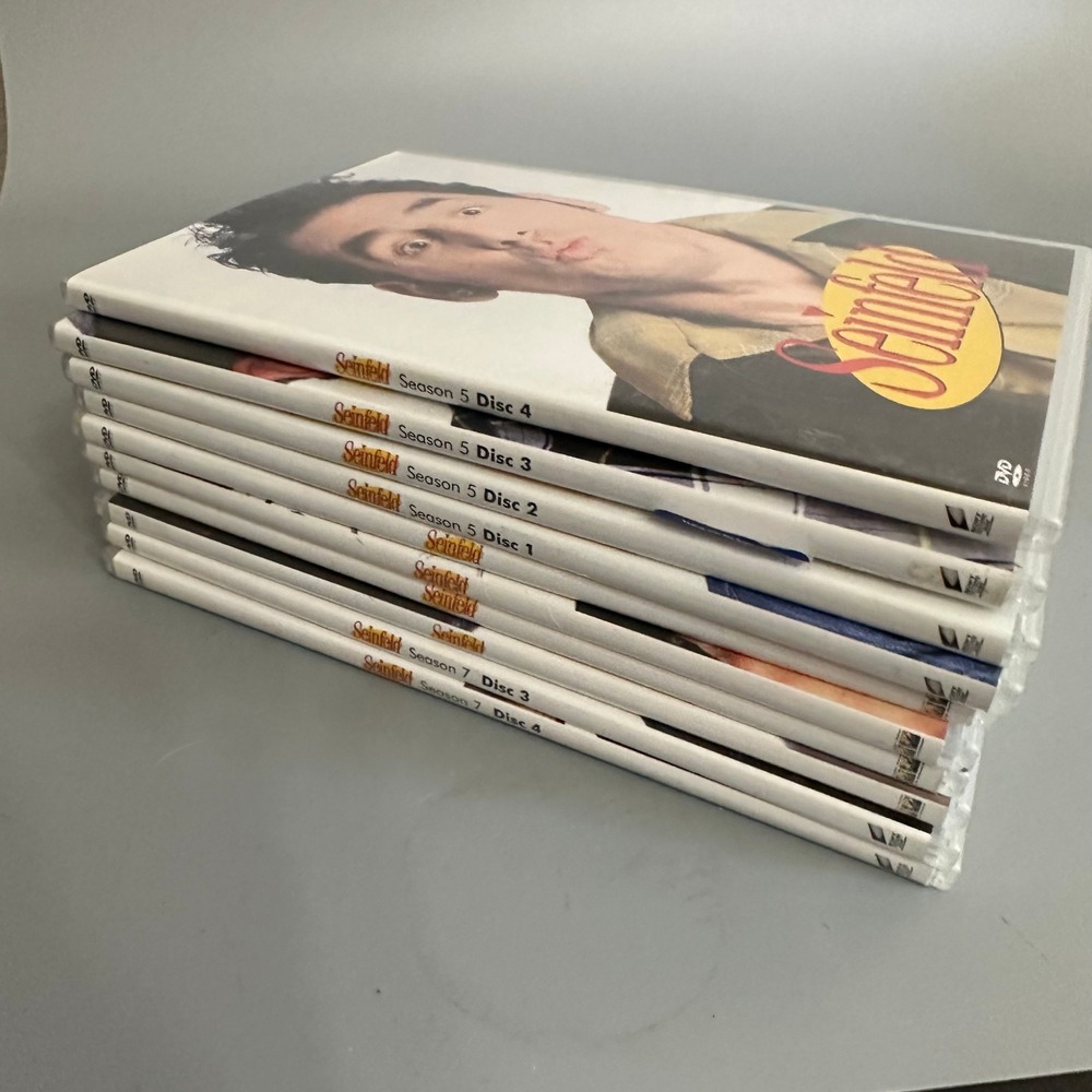 Seinfeld DVD Lot Seasons 5 6 and 7 Partial Set 10 Discs Sitcom Comedy